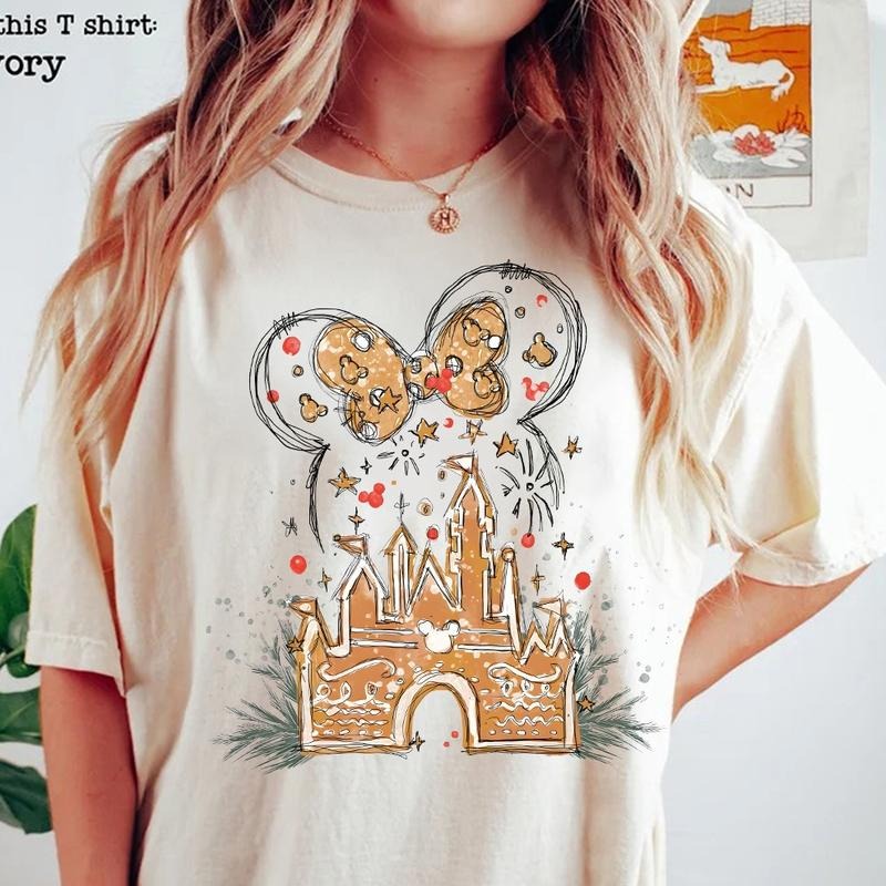 Comfort Colors Gingerbread Castle - Adult & Kids T-Shirts, Sweatshirts & Hoodies apparel design preview 1
