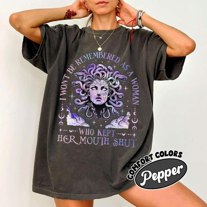 Comfort Colors I Won'T Be Remembered As Woman Who - Adult & Kids T-Shirts, Sweatshirts & Hoodies apparel design preview 1