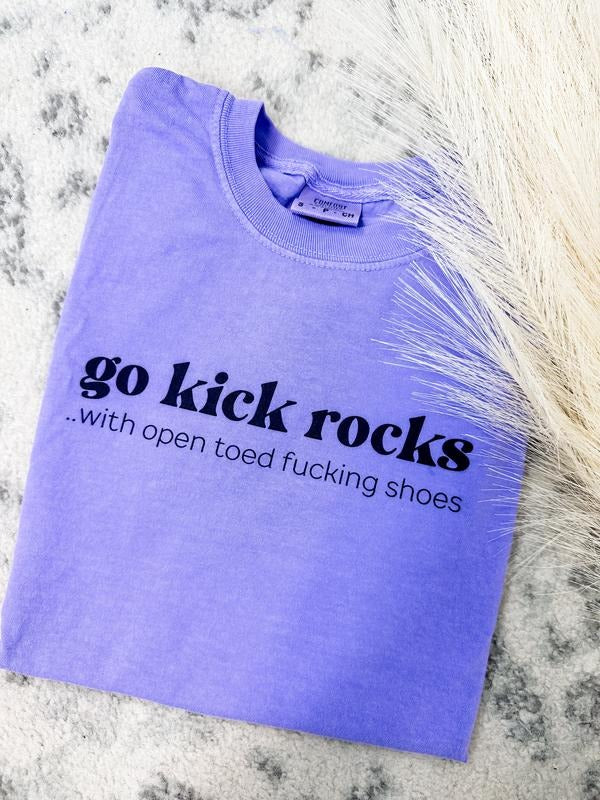 Comfort Colors Kick Rocks - Adult & Kids T-Shirts, Sweatshirts & Hoodies apparel design preview 1