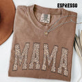 Comfort Colors Leopard Mama Mom Retro - Adult & Kids T-Shirts, Sweatshirts & Hoodies apparel design preview 1