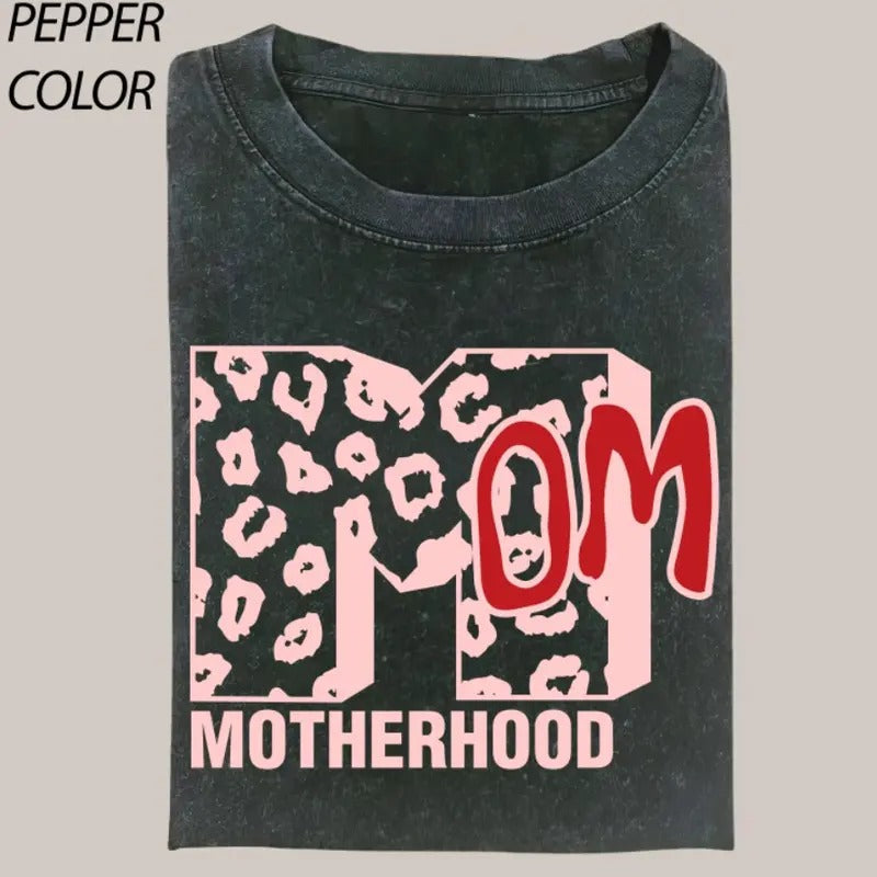Comfort Colors Leopard Mother Hood Boho Mama Funny - Adult & Kids T-Shirts, Sweatshirts & Hoodies apparel design preview 1