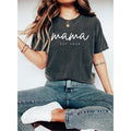 Comfort Colors Mama Est Year Mom Custom Pregnancy - Adult & Kids T-Shirts, Sweatshirts & Hoodies apparel design preview 1