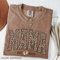 Comfort Colors Mama Est Year Pregnancy Announcement - Adult & Kids T-Shirts, Sweatshirts & Hoodies apparel design preview 1