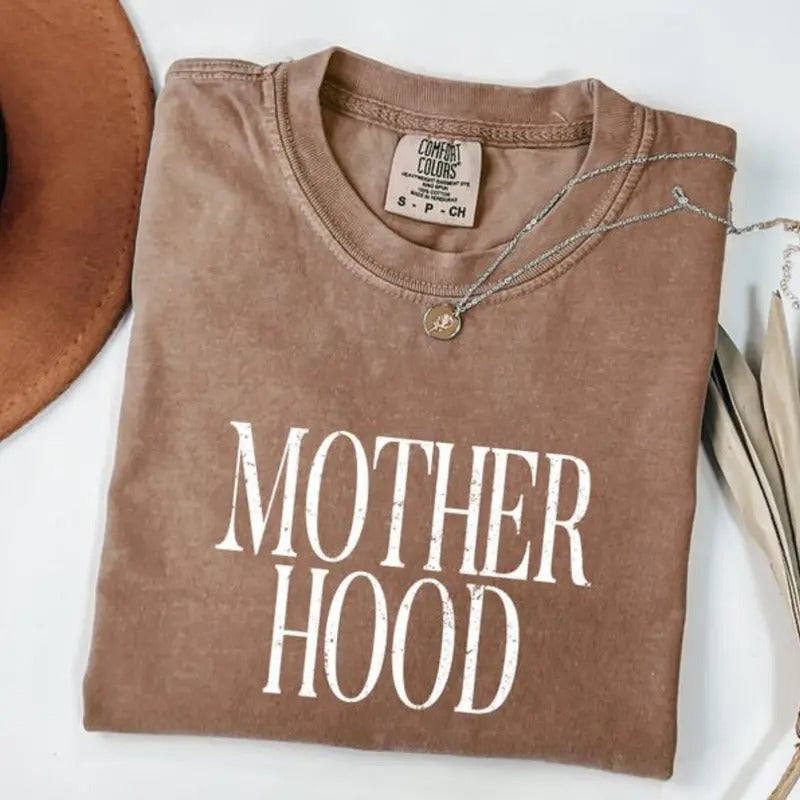 Comfort Colors Mother Hood Mom Life Mama Motherhood - Adult & Kids T-Shirts, Sweatshirts & Hoodies apparel design preview 1