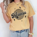 Comfort Colors Retro Mama Checkered Mom New - Adult & Kids T-Shirts, Sweatshirts & Hoodies apparel design preview 1