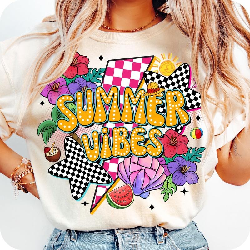 Comfort Colors Retro Summer Aloha Beach Tropical - Adult & Kids T-Shirts, Sweatshirts & Hoodies apparel design preview 1