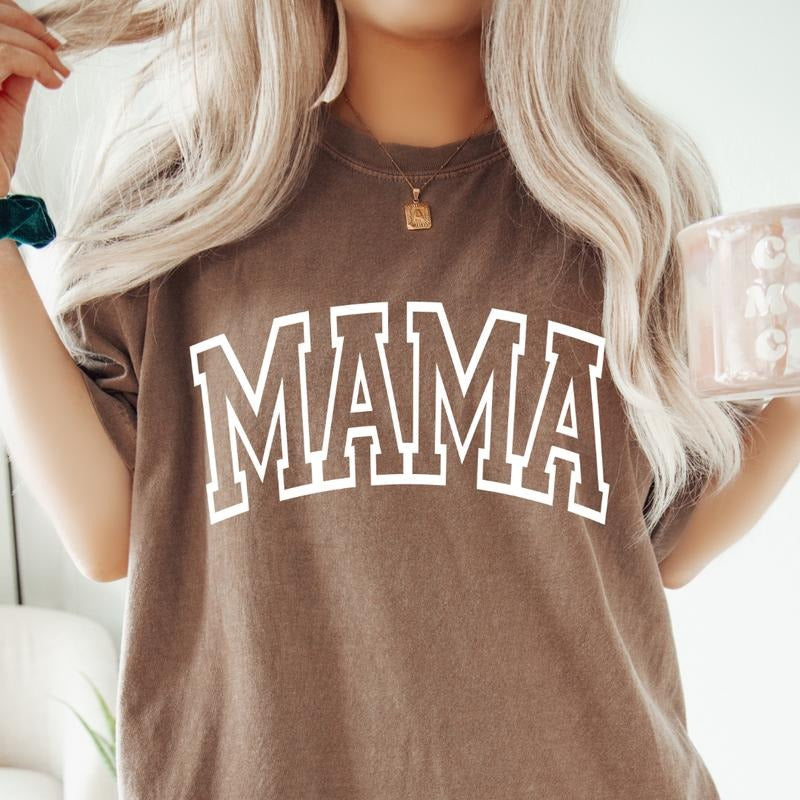 Comfort Colors Mama Mom New Cotton Fabric Top - Adult & Kids T-Shirts, Sweatshirts & Hoodies apparel design preview 1