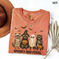 Comfort Colors Spooky Feral Raccoon Halloween Funny - Adult & Kids T-Shirts, Sweatshirts & Hoodies apparel design preview 1