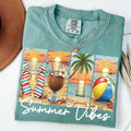 Comfort Colors Summer Beach Hello Vacation - Adult & Kids T-Shirts, Sweatshirts & Hoodies apparel design preview 1