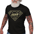 Comfort Colors Super Papa Superhero Grandpa Best New - Adult & Kids T-Shirts, Sweatshirts & Hoodies apparel design preview 1
