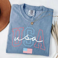 Comfort Colors USA 4th July Patriotic Fourth American - Adult & Kids T-Shirts, Sweatshirts & Hoodies apparel design preview 1