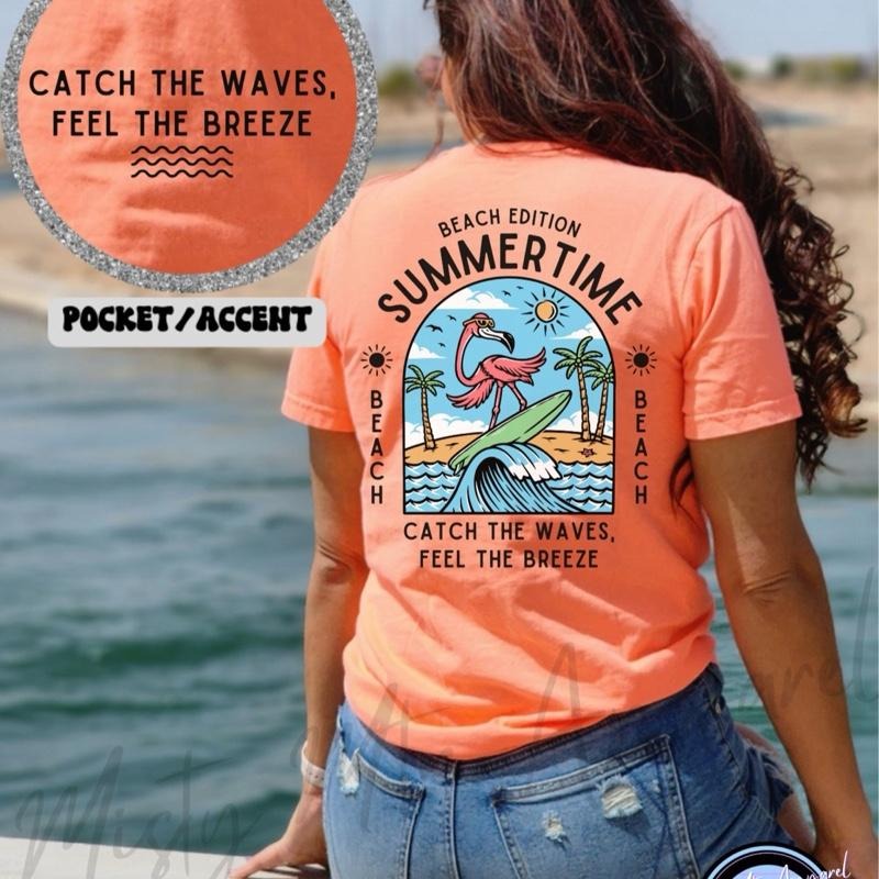 Comfort Colors Summer Short Sleeve Casual Cotton - Adult & Kids T-Shirts, Sweatshirts & Hoodies apparel design preview 1