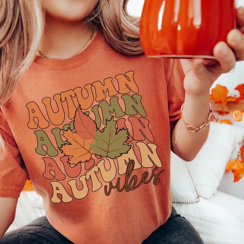 Comfort Colors Autumn Short Sleeve Casual Cotton - Adult & Kids T-Shirts, Sweatshirts & Hoodies apparel design preview 1