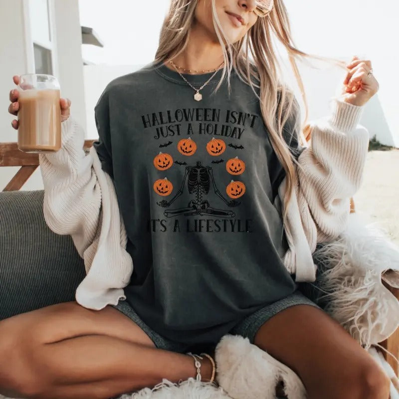 Comfort Colors Halloween Is Lifestyle Short Sleeve - Adult & Kids T-Shirts, Sweatshirts & Hoodies apparel design preview 1