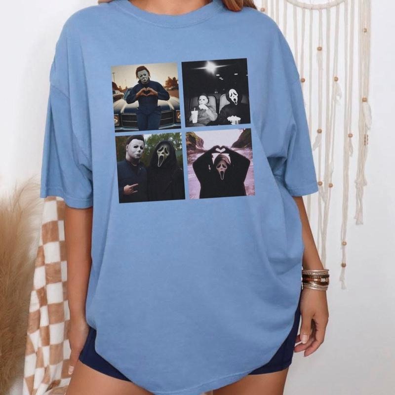 Comfort Colors Michael X Ghostface Casual Cotton - Adult & Kids T-Shirts, Sweatshirts & Hoodies apparel design preview 1