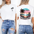 Comfort Colors Beach Summertime Short Sleeve Cotton - Adult & Kids T-Shirts, Sweatshirts & Hoodies apparel design preview 1