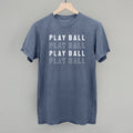 Play Ball Repeated - Adult & Kids T-Shirts, Sweatshirts & Hoodies apparel design preview 1