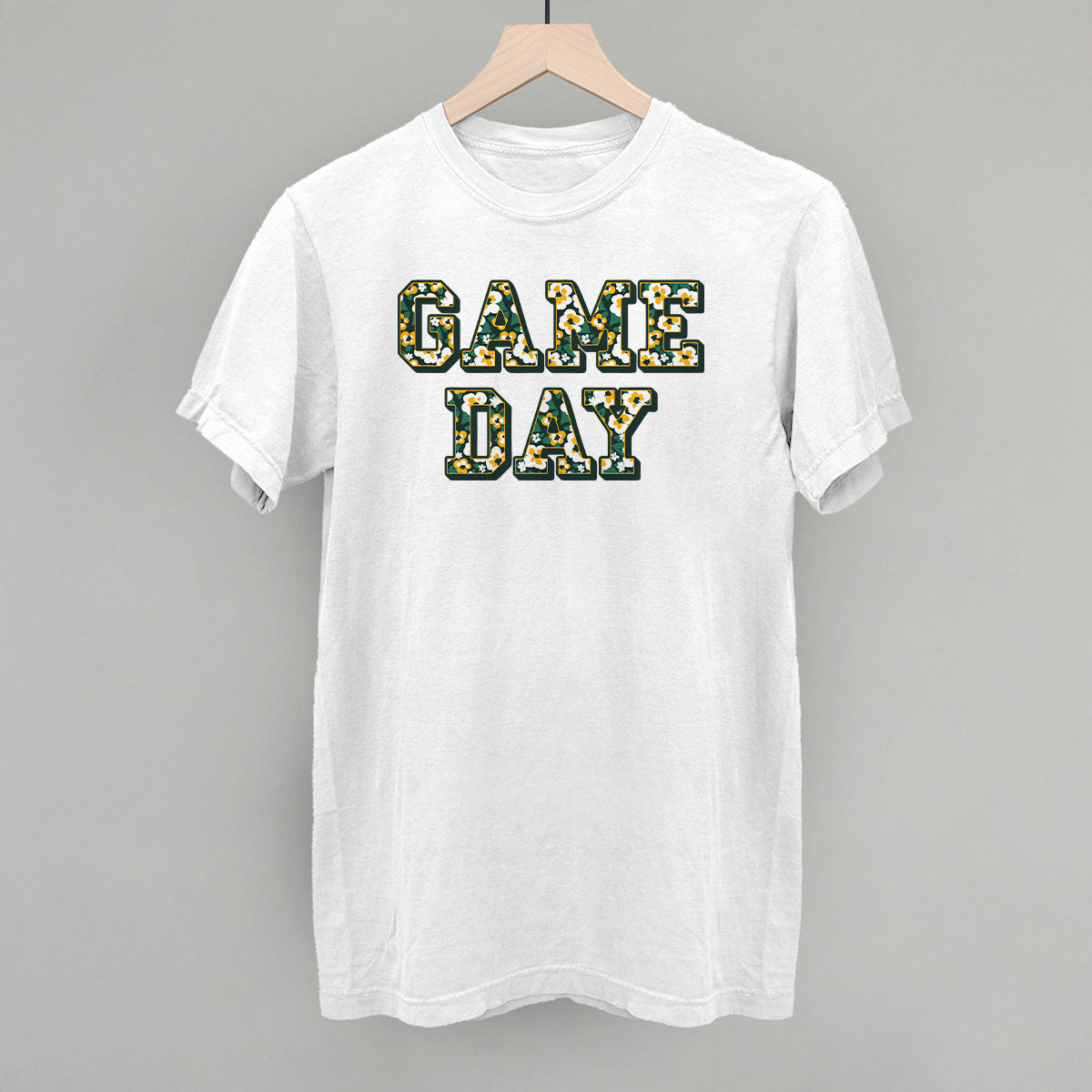 Game Day Floral GB - Adult & Kids T-Shirts, Sweatshirts & Hoodies apparel design preview 1