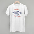 There'S No Crying Softball - Adult & Kids T-Shirts, Sweatshirts & Hoodies apparel design preview 1