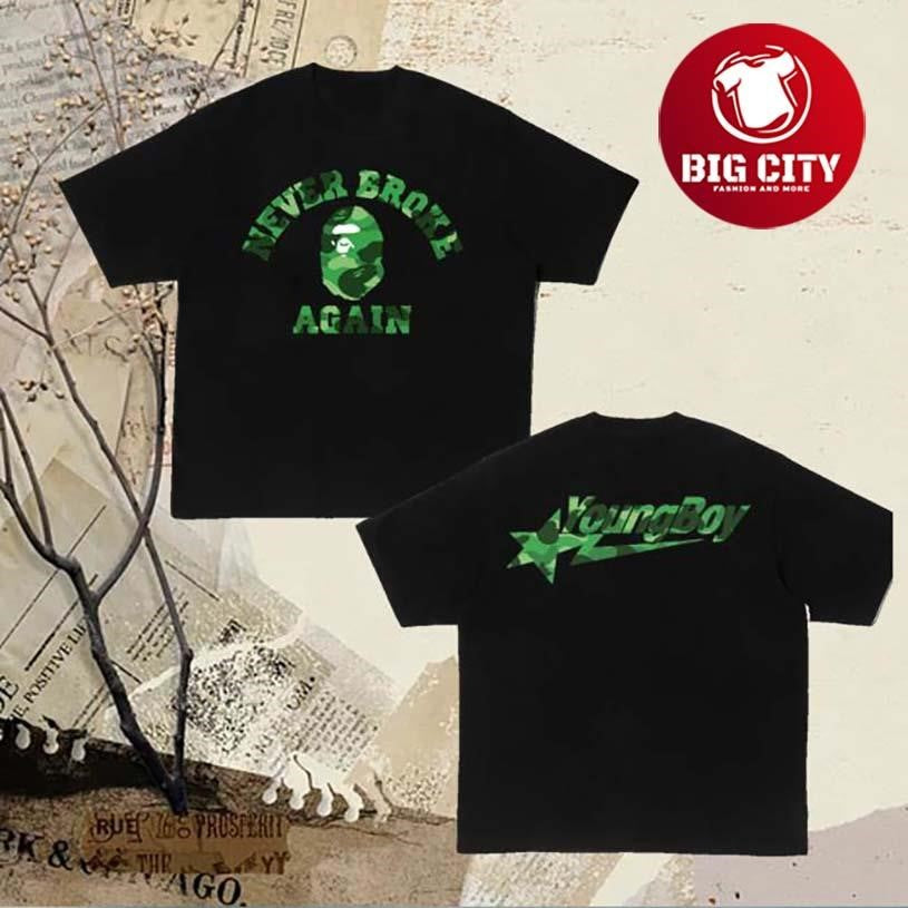 Complex Bape X Youngboy Never Broke Again Sta Two - Adult & Kids T-Shirts, Sweatshirts & Hoodies apparel design preview 1