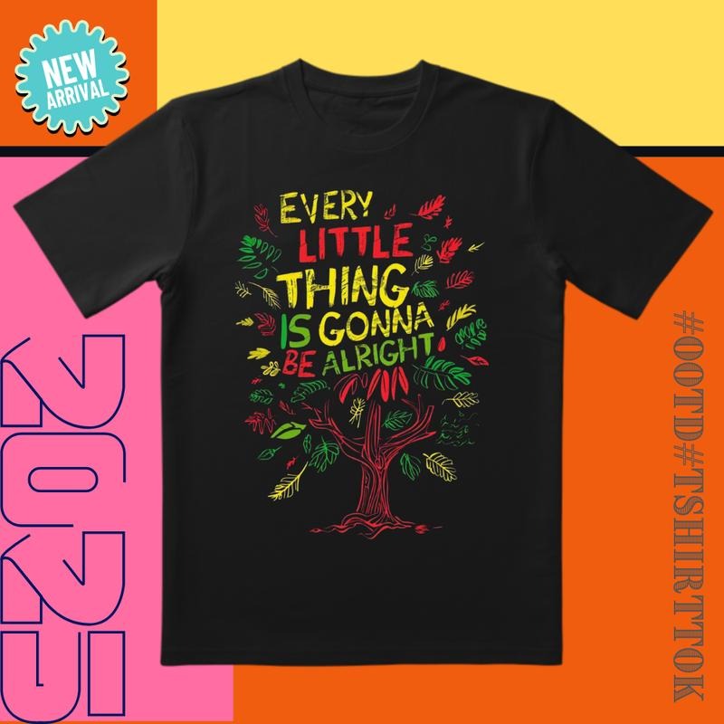 'Every Little Thing' Motivational Pink Orange - Adult & Kids T-Shirts, Sweatshirts & Hoodies apparel design preview 1