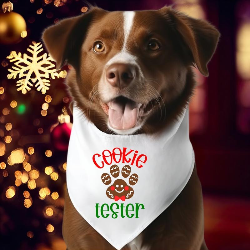 Cookie Tester Bandana Dog Neck Scarf Baking Puppy Pet - Adult & Kids T-Shirts, Sweatshirts & Hoodies apparel design preview 1