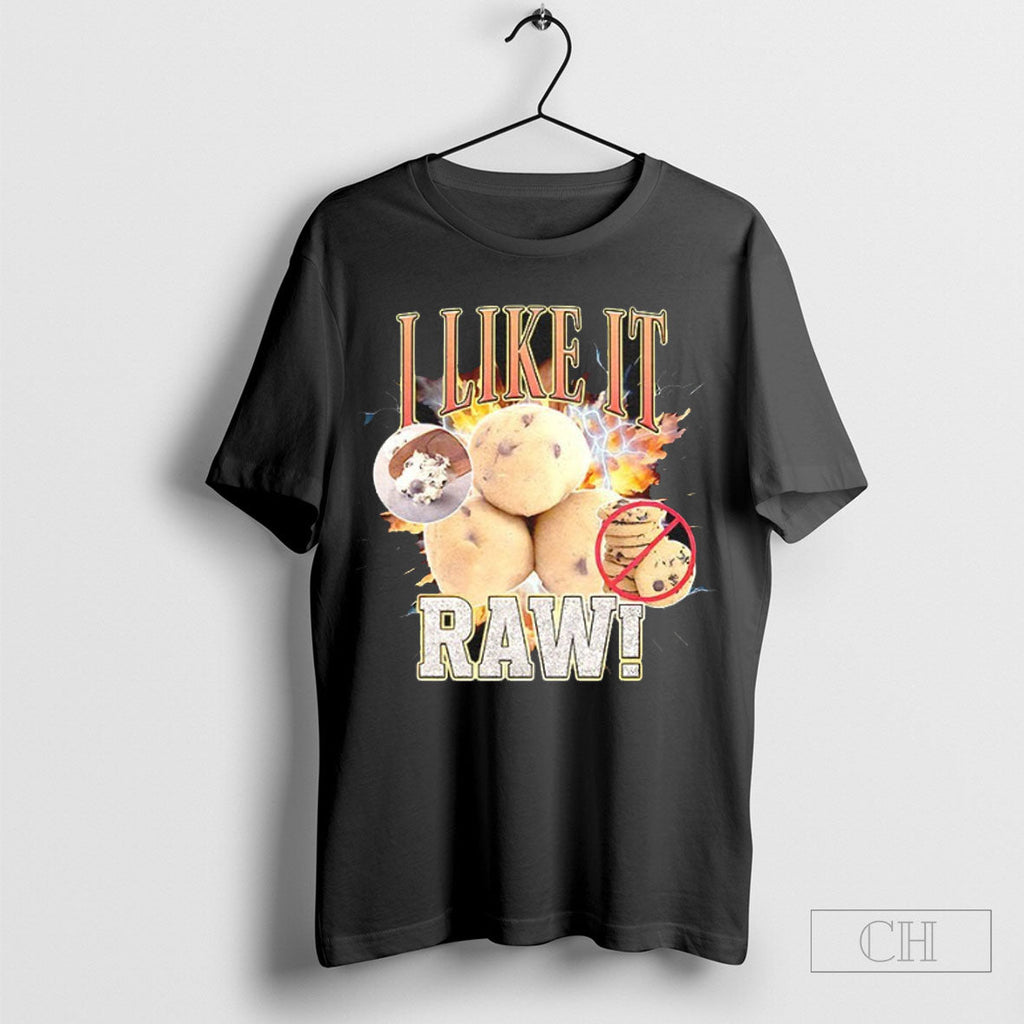 Cookie Dough I Like It Raw - Adult & Kids T-Shirts, Sweatshirts & Hoodies apparel design preview 1