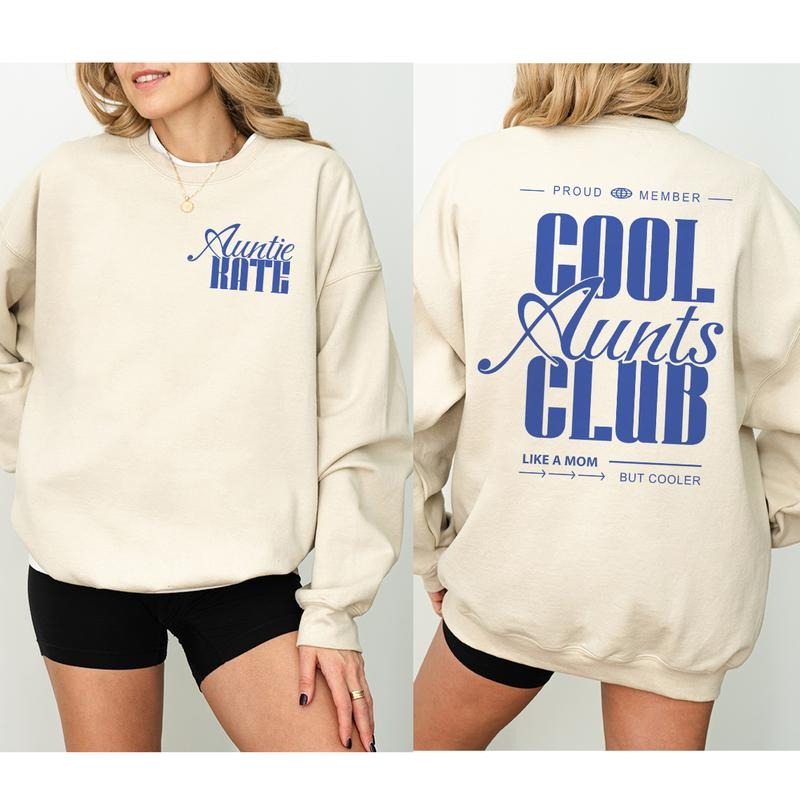 Cool Aunts Club Aunt Promoted Future - Adult & Kids T-Shirts, Sweatshirts & Hoodies apparel design preview 1