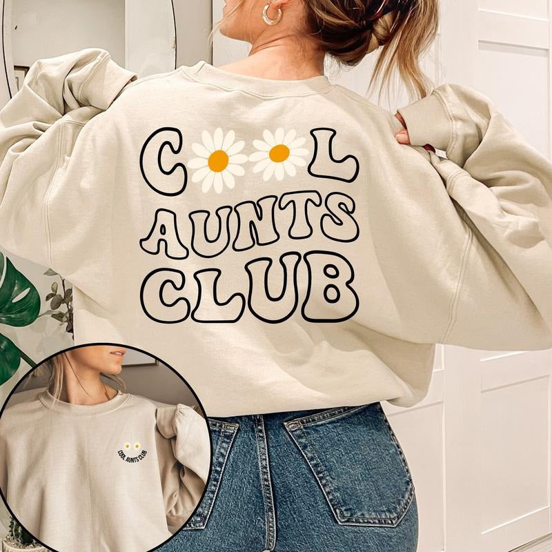 Cool Aunts Club Aunt Auntie Best Ever Godmother - Adult & Kids T-Shirts, Sweatshirts & Hoodies apparel design preview 1
