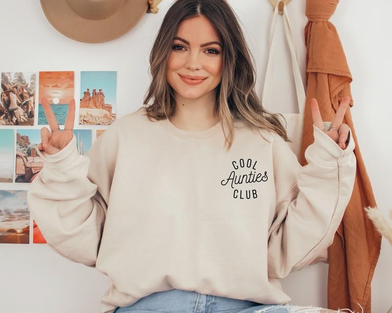 Cool Aunts Club New Aunt Favorite Auntie Niece Funny - Adult & Kids T-Shirts, Sweatshirts & Hoodies apparel design preview 1