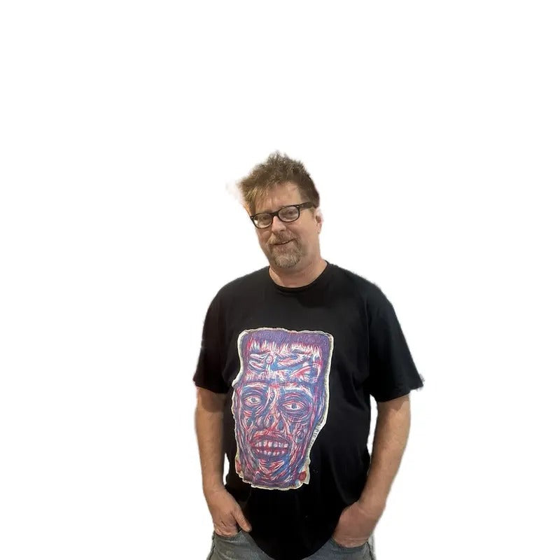 Cool Burn Frankenstein AppliquéD Woodcut Printed - Adult & Kids T-Shirts, Sweatshirts & Hoodies apparel design preview 1