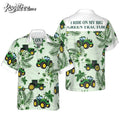 Cool Green Tractor Hawaiian - Adult & Kids T-Shirts, Sweatshirts & Hoodies apparel design preview 1