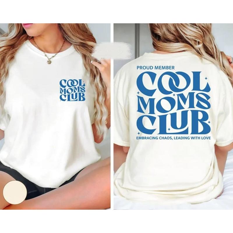 Cool Moms Club Two Sides Mom Be Mommy - Adult & Kids T-Shirts, Sweatshirts & Hoodies apparel design preview 1