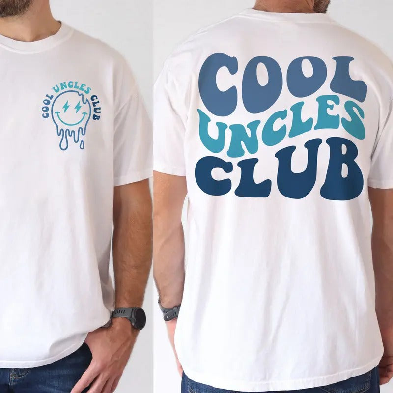 Cool Uncles Club Double Sides Uncle Pregnancy - Adult & Kids T-Shirts, Sweatshirts & Hoodies apparel design preview 1