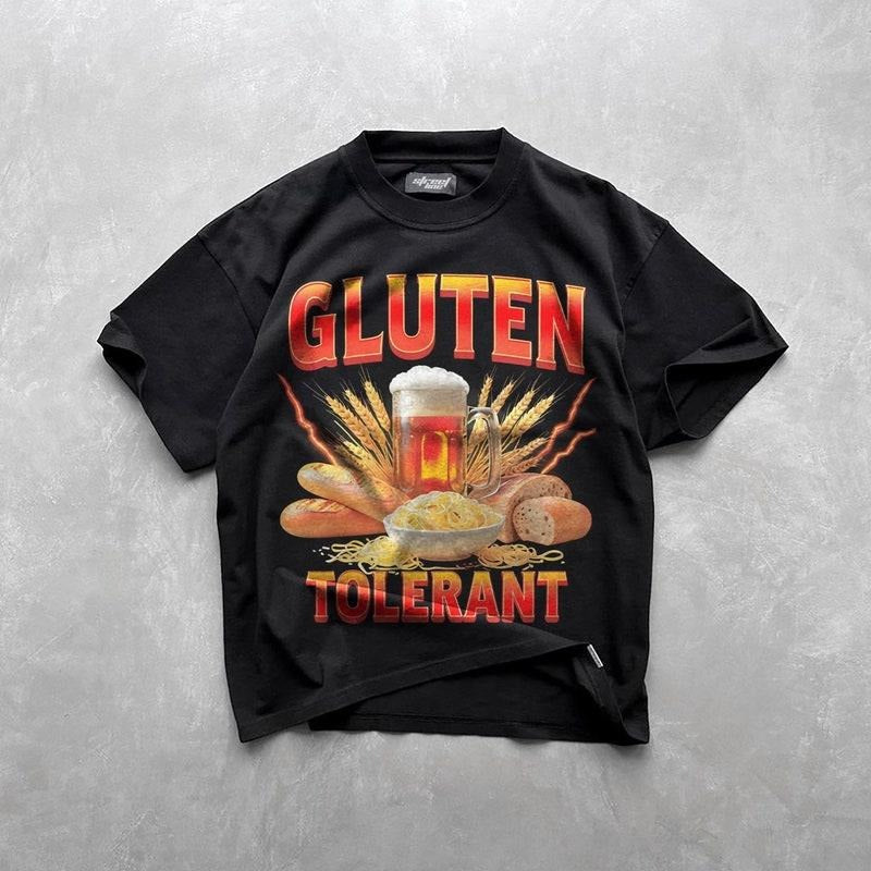 Copy Gluten Tolerant Funny Intolerant Oddly Specific - Adult & Kids T-Shirts, Sweatshirts & Hoodies apparel design preview 1