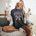 Coquette 4th July USA Summer Red White Blue America - Adult & Kids T-Shirts, Sweatshirts & Hoodies apparel design preview 1