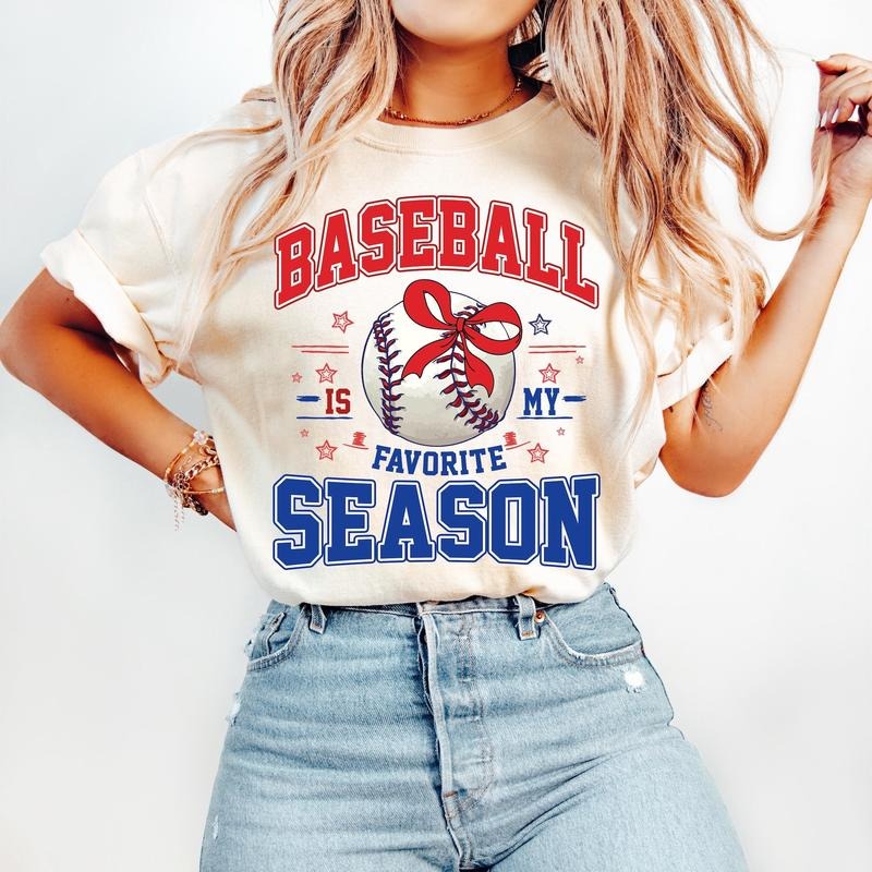 Coquette Baseball Is My Favorite Season Retro Game - Adult & Kids T-Shirts, Sweatshirts & Hoodies apparel design preview 1