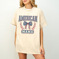 Coquette Bow American Mama Fourth July 4th USA Flag - Adult & Kids T-Shirts, Sweatshirts & Hoodies apparel design preview 1