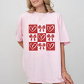 Coquette Bow Heart Comfort Colors Loving Day Girly - Adult & Kids T-Shirts, Sweatshirts & Hoodies apparel design preview 1