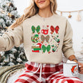Coquette Bow Teacher Very Merry Santa'S Favorite Life - Adult & Kids T-Shirts, Sweatshirts & Hoodies apparel design preview 1
