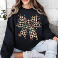 Coquette Sublimation Lights Bow Merry Digital Print - Adult & Kids T-Shirts, Sweatshirts & Hoodies apparel design preview 1
