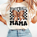 Coquette Football Mama Season Girly Bow - Adult & Kids T-Shirts, Sweatshirts & Hoodies apparel design preview 1