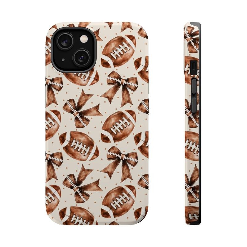 Coquette Football Phone Case Mag Safe Compatible - Adult & Kids T-Shirts, Sweatshirts & Hoodies apparel design preview 1