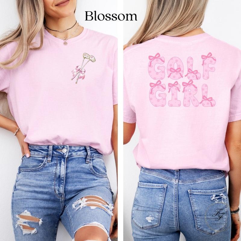 Coquette Golf Clubs Girl Bows Mom Top Her Asseccories - Adult & Kids T-Shirts, Sweatshirts & Hoodies apparel design preview 1