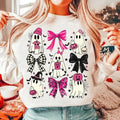 Coquette Halloween Pumpkin Cute Ghost Spooky Season - Adult & Kids T-Shirts, Sweatshirts & Hoodies apparel design preview 1