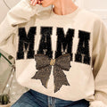 Coquette Leopard Mama Bow Mother Mom Cheetah - Adult & Kids T-Shirts, Sweatshirts & Hoodies apparel design preview 1