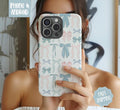 Coquette Pink Blue Bow Phone Case Mag Safe Compatible - Adult & Kids T-Shirts, Sweatshirts & Hoodies apparel design preview 1
