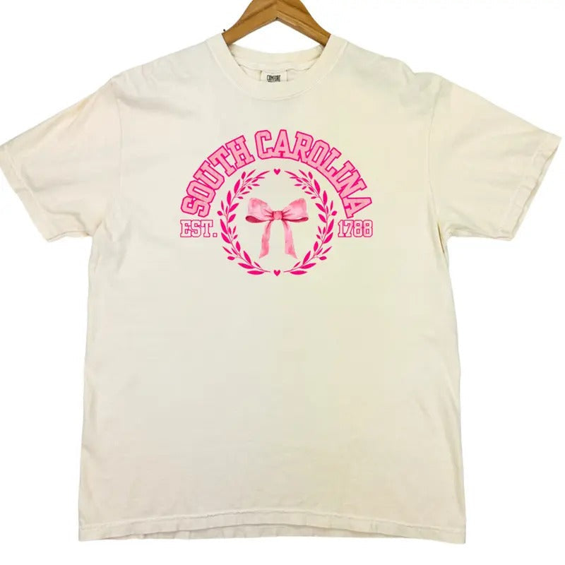Coquette STATES Ivory Comfort Colors - Adult & Kids T-Shirts, Sweatshirts & Hoodies apparel design preview 1