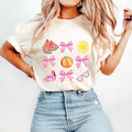 Coquette Summer Girl Pink Bow Beach Soft Era Friend - Adult & Kids T-Shirts, Sweatshirts & Hoodies apparel design preview 1