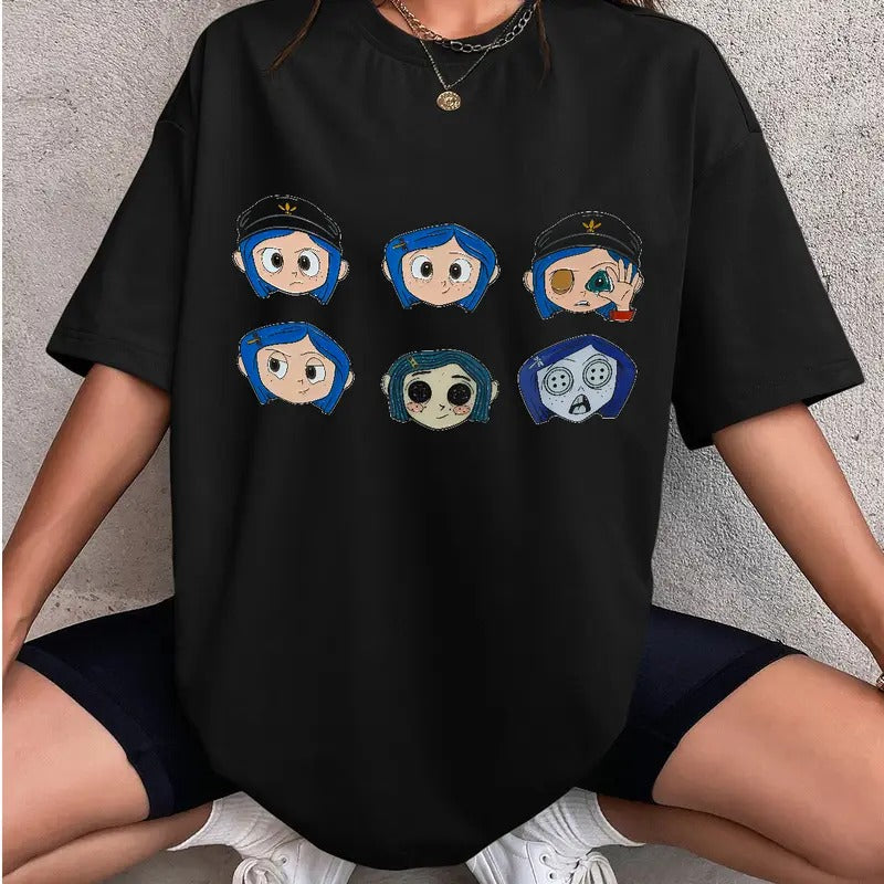 Cor.Ralinee Chibi Emotions Horror Movies Character - Adult & Kids T-Shirts, Sweatshirts & Hoodies apparel design preview 1